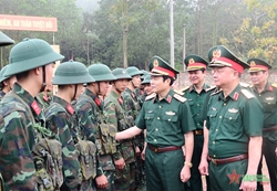 Chief of General Staff Inspects Regiment 2 of Division 395
